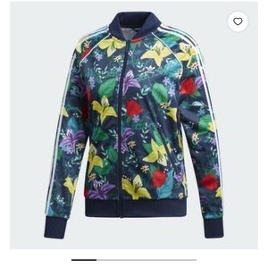 Adidas Floral Tracksuit (Matching Jacket & Pants)